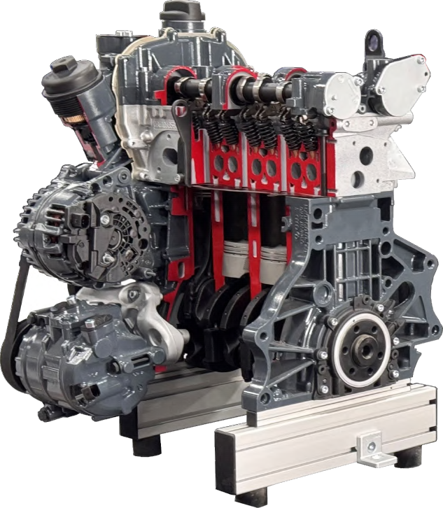 Model Przekroju Silnika Benzynowego DOHC - Stanowisko Dydaktyczne IVDB03