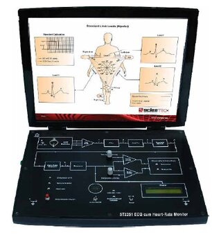 Edukacyjny Elektrokardiograf (aparat EKG)