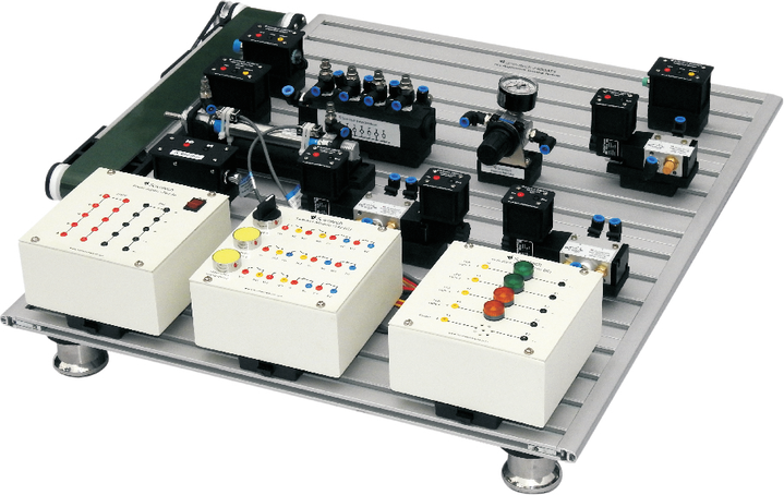 Zestaw Dydaktyczny do Elektropneumatyki ze Sterownikiem PLC Scientech 2400ATS Zestaw Dydaktyczny (Automatyka) Zestaw Dydaktyczny HIK-Consulting