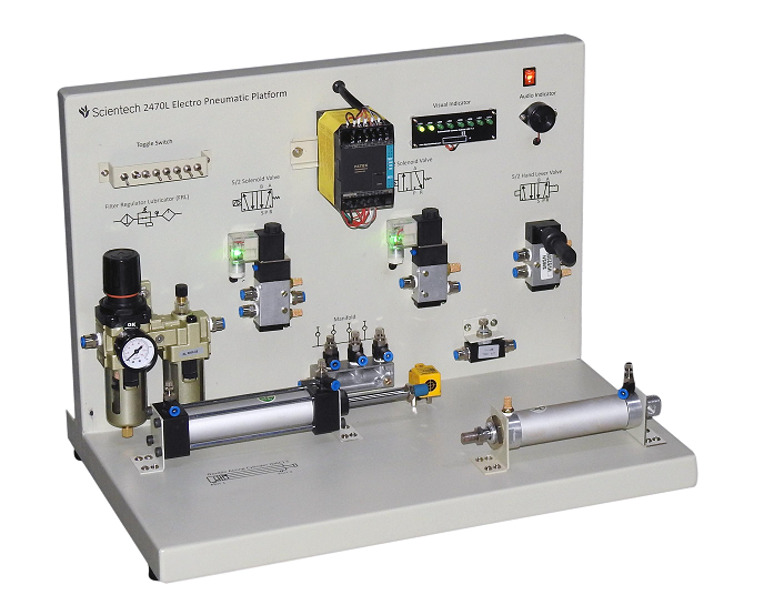 Dydaktyczna Platforma Elektropneumatyczna Scientech 2470L Zestaw Dydaktyczny (Automatyka) Zestaw Dydaktyczny HIK-Consulting