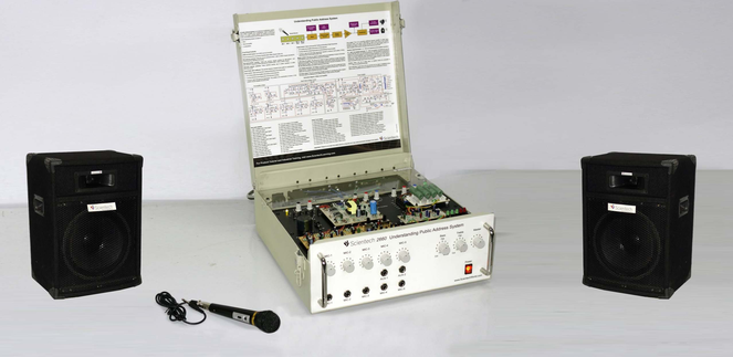 Demonstrator Systemu Nagłośnienia (PA) Stanowisko Dydaktyczne Scientech 2660 (Demonstrator, Model Pokazowy) Demonstrator Systemu Nagłośnienia (PA) Stanowisko Dydaktyczne Scientech 2660 (Demonstrator, Model Pokazowy)